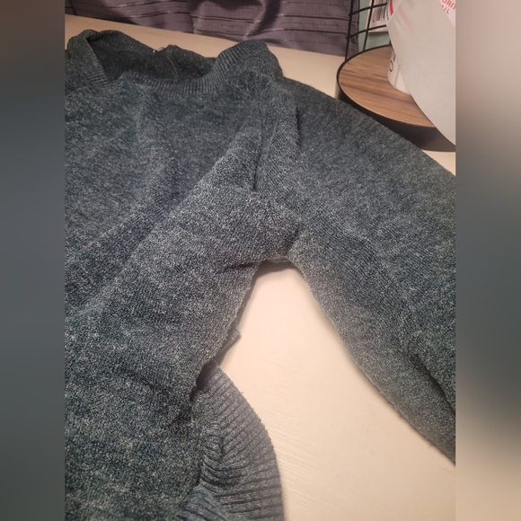 Zara woman's basic collection green medium sweater - Picture 7 of 12